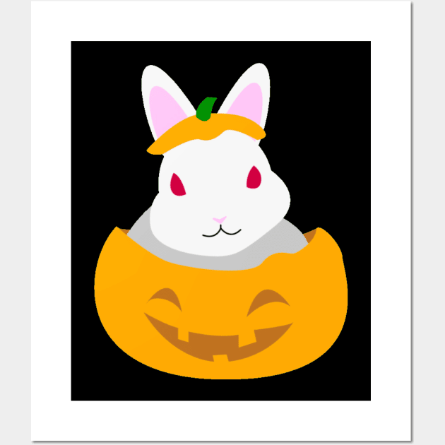 Halloween Bunny Wall Art by Hssinou